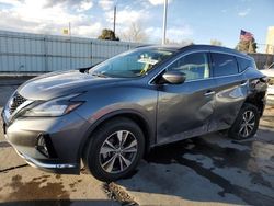 Salvage cars for sale at Littleton, CO auction: 2021 Nissan Murano SV