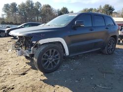 Salvage cars for sale from Copart Mendon, MA: 2018 Jeep Grand Cherokee Overland