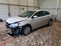Salvage cars for sale at China Grove, NC auction: 2017 Nissan Sentra S