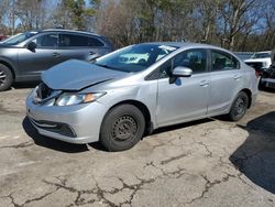 Salvage cars for sale from Copart Austell, GA: 2015 Honda Civic LX