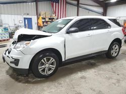 Salvage cars for sale from Copart West Mifflin, PA: 2015 Chevrolet Equinox LS