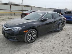 Salvage cars for sale from Copart Haslet, TX: 2018 Honda Civic EX