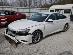 Salvage cars for sale from Copart Hurricane, WV: 2021 Honda Accord LX