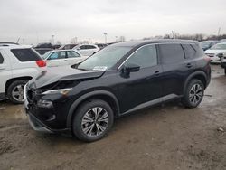 Salvage cars for sale at Indianapolis, IN auction: 2021 Nissan Rogue SV