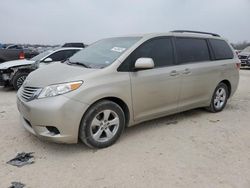 Toyota Sienna LE salvage cars for sale: 2017 Toyota Sienna LE