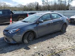 Salvage cars for sale from Copart Augusta, GA: 2016 Toyota Corolla L