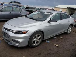 Salvage cars for sale at Brighton, CO auction: 2017 Chevrolet Malibu LS