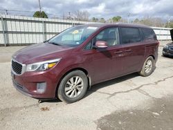 KIA Sedona LX salvage cars for sale: 2016 KIA Sedona LX