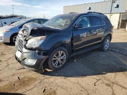 Salvage cars for sale from Copart Woodhaven, MI: 2017 Chevrolet Equinox LT