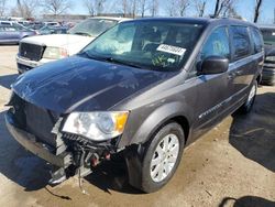 Salvage cars for sale at Bridgeton, MO auction: 2016 Chrysler Town & Country Touring