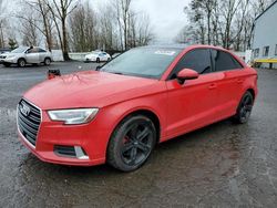 Salvage cars for sale from Copart Portland, OR: 2017 Audi A3 Premium