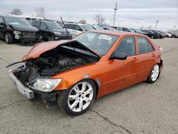 Salvage cars for sale from Copart Moraine, OH: 2001 Lexus IS 300