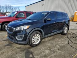 Salvage cars for sale at Spartanburg, SC auction: 2016 KIA Sorento LX