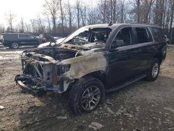 Salvage cars for sale at Waldorf, MD auction: 2018 Chevrolet Tahoe K1500 LT