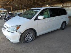 Honda salvage cars for sale: 2007 Honda Odyssey EXL