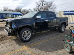 Salvage cars for sale at Wichita, KS auction: 2016 GMC Canyon SLT