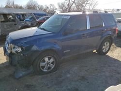 Salvage cars for sale at Wichita, KS auction: 2008 Ford Escape XLT