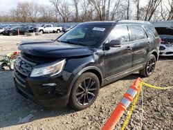 Salvage cars for sale at Franklin, WI auction: 2018 Ford Explorer XLT