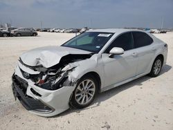 Toyota salvage cars for sale: 2022 Toyota Camry LE