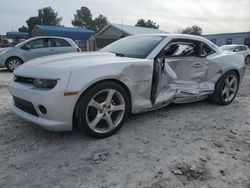 Salvage cars for sale at Prairie Grove, AR auction: 2015 Chevrolet Camaro LT