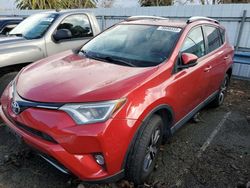 Toyota Rav4 XLE salvage cars for sale: 2016 Toyota Rav4 XLE