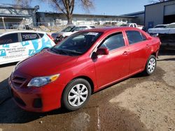 Salvage cars for sale from Copart Albuquerque, NM: 2012 Toyota Corolla Base