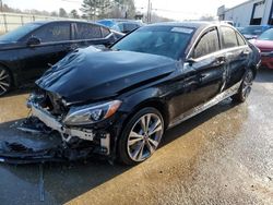 Salvage cars for sale at Montgomery, AL auction: 2018 Mercedes-Benz C 300 4matic