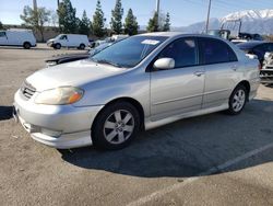 Salvage cars for sale from Copart Rancho Cucamonga, CA: 2004 Toyota Corolla CE