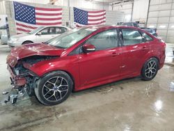 Salvage cars for sale from Copart Columbia, MO: 2015 Ford Focus SE