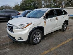 Toyota Highlander salvage cars for sale: 2015 Toyota Highlander XLE