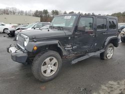 Salvage cars for sale from Copart Exeter, RI: 2010 Jeep Wrangler Unlimited Sahara