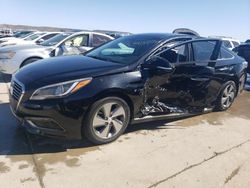 Salvage cars for sale at Grand Prairie, TX auction: 2016 Hyundai Sonata Hybrid
