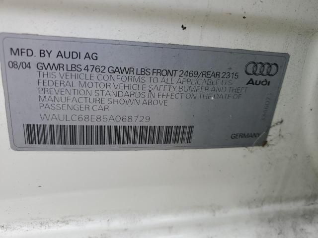 2005 Audi A4 1.8T Quattro