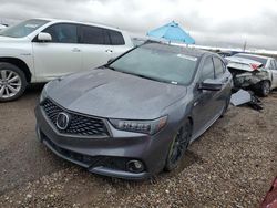 Acura TLX salvage cars for sale: 2018 Acura TLX TECH+A