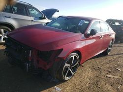 Salvage cars for sale at Elgin, IL auction: 2022 Honda Accord Hybrid Sport