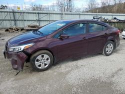 KIA salvage cars for sale: 2017 KIA Forte LX