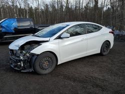 Salvage cars for sale from Copart Bowmanville, ON: 2015 Hyundai Elantra SE