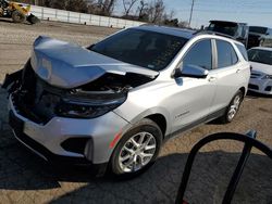 Salvage cars for sale from Copart Cahokia Heights, IL: 2022 Chevrolet Equinox LT