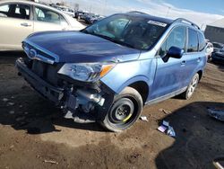 Carros salvage a la venta en subasta: 2016 Subaru Forester 2.5I Limited