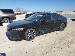 Salvage cars for sale at Haslet, TX auction: 2022 Honda Civic EX