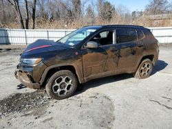 Salvage cars for sale at Albany, NY auction: 2022 Jeep Compass Trailhawk