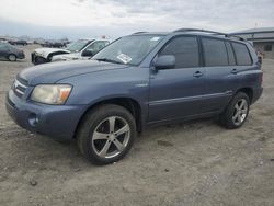 Salvage cars for sale from Copart Earlington, KY: 2006 Toyota Highlander Hybrid