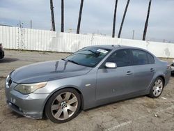 BMW 530 I salvage cars for sale: 2007 BMW 530 I