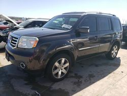 Salvage cars for sale from Copart Grand Prairie, TX: 2014 Honda Pilot Touring
