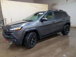 Salvage cars for sale from Copart Davison, MI: 2017 Jeep Cherokee Trailhawk