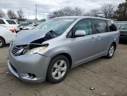 Salvage cars for sale from Copart Moraine, OH: 2011 Toyota Sienna LE