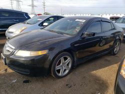 Salvage cars for sale at Elgin, IL auction: 2005 Acura TL