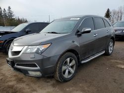 Salvage cars for sale from Copart Bowmanville, ON: 2012 Acura MDX