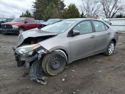 Salvage cars for sale from Copart Finksburg, MD: 2015 Toyota Corolla L