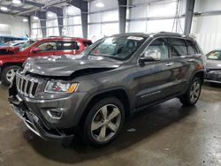 Salvage cars for sale at Ham Lake, MN auction: 2015 Jeep Grand Cherokee Limited